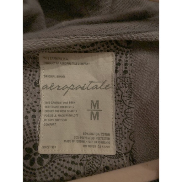 Aeropostale Cozy Grey Zip up Sweater - Picture 3 of 3